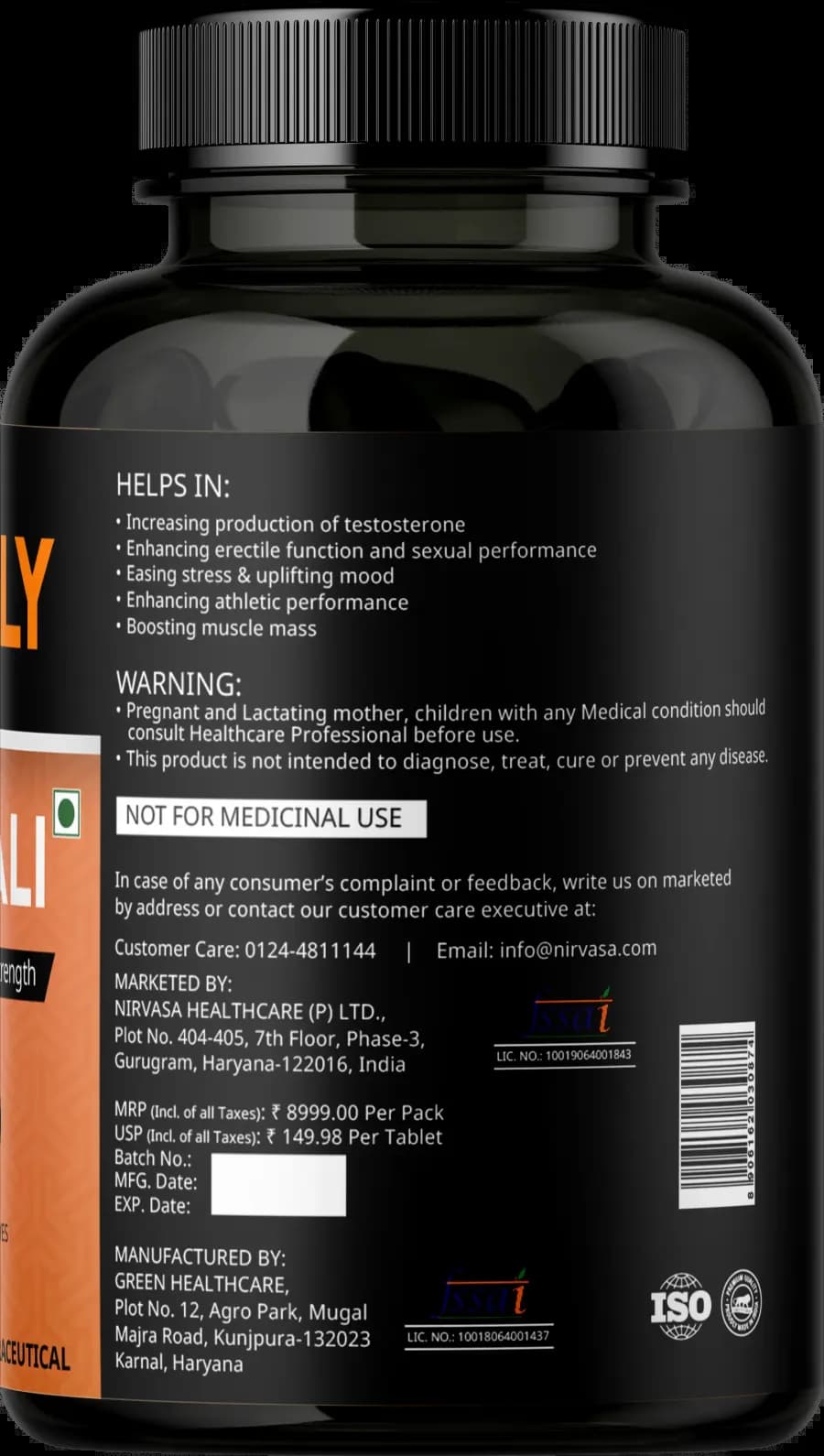 Stay Manly Tongkat Ali Tablets