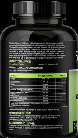 StayLean Advanced Fat Burner KETO Tablets