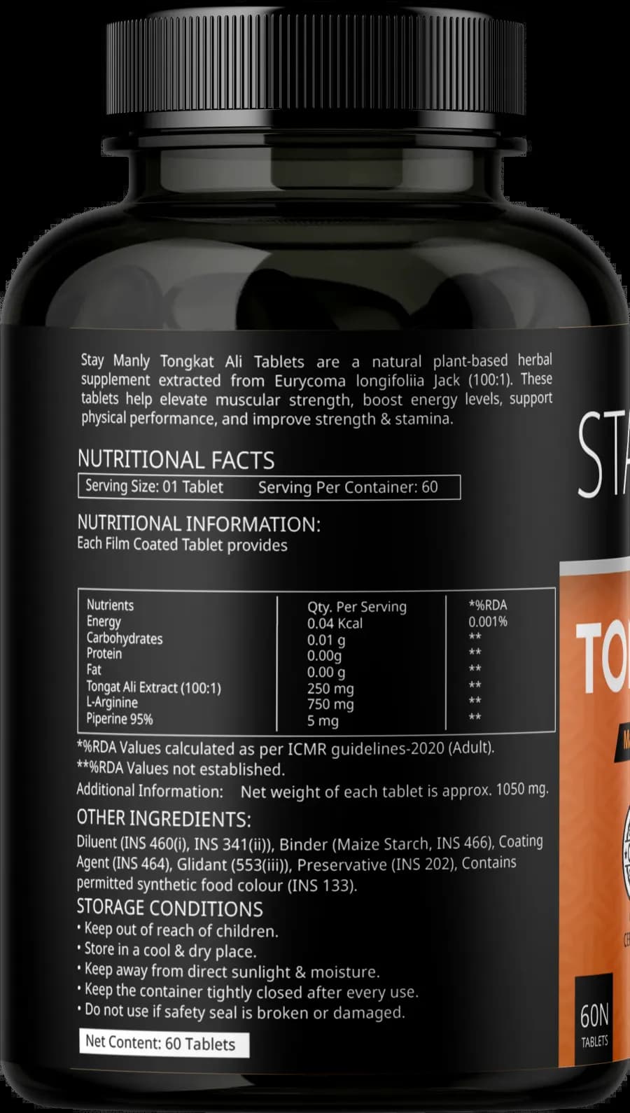 Stay Manly Tongkat Ali Tablets